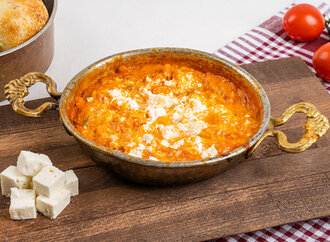 Beyaz Peynirli Menemen görseli