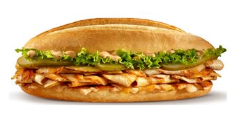 Tam Ekmek Arası Tavuk Döner Ayran görseli