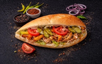 Tam Ekmek Arası Tavuk Döner görseli