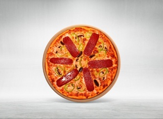 Mangal Sucuklu Pizza (Orta) görseli