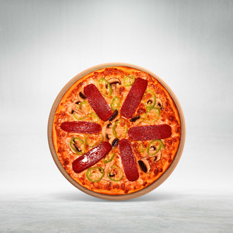 Mangal Sucuklu Pizza (Küçük) görseli