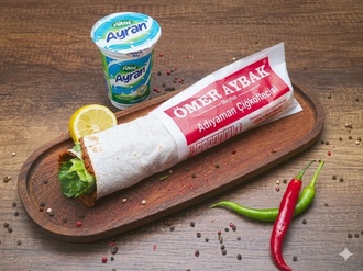 Double Çiğ Köfte Dürüm (150 Gr.) görseli