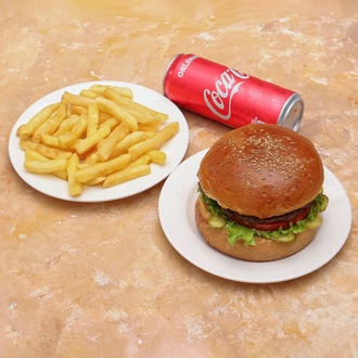 Cheeseburger (100 Gr.) Menü görseli