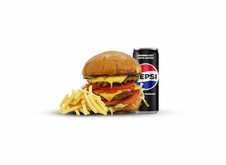 Double Cheeseburger Menü görseli