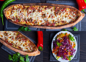 Kuşbaşılı Kaşarlı Pide Menü 1 görseli