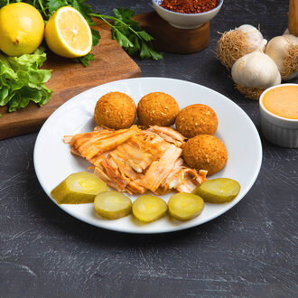 Tavuk Dönerli Falafel Porsiyon görseli