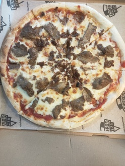 Tavuk Dönerli Pizza (30 Cm.) görseli