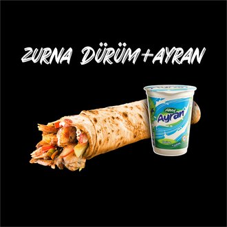 Zurna Tavuk Döner Dürüm & Ayran (270Ml) görseli