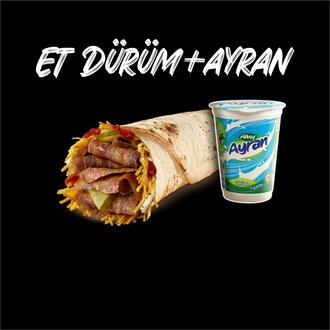 Et Döner Dürüm & Ayran Menü görseli