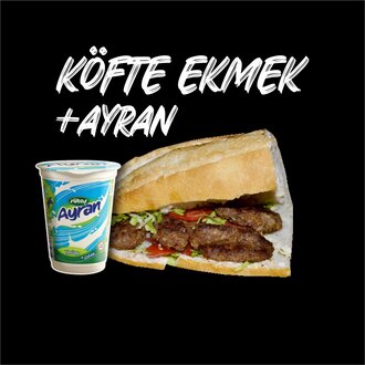 Ekmek Arası Izgara Köfte & Ayran Menü görseli
