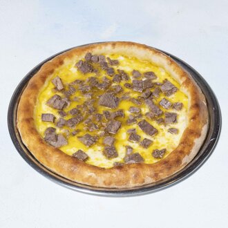 Kavurmalı Peynirli Görele Pide (Yuvarlak) görseli