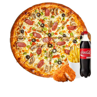 Matrax Pizza Menü (2-3 Kişilik) görseli