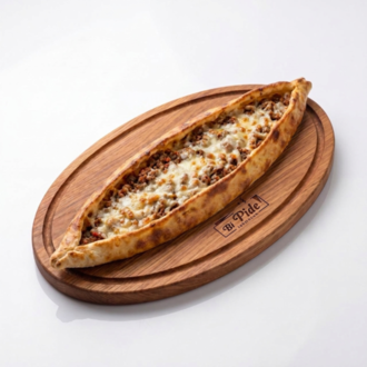 Kavurmalı Patlıcanlı Kaşarlı Pide (Açık) görseli