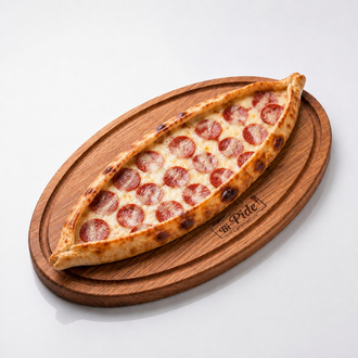 Sucuklu Kaşarlı Pide (Açık) görseli
