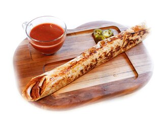 Özel Hatay Soslu Tavuk Dürüm Menü (35 Cm) görseli