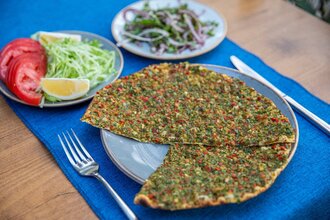 Vegan Lahmacun görseli