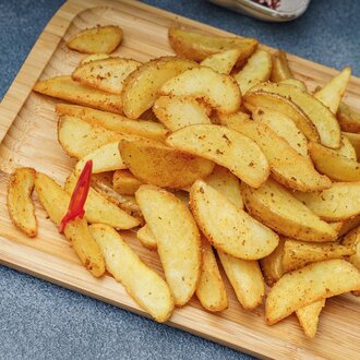 Elma Dilim Patates Kızartması görseli