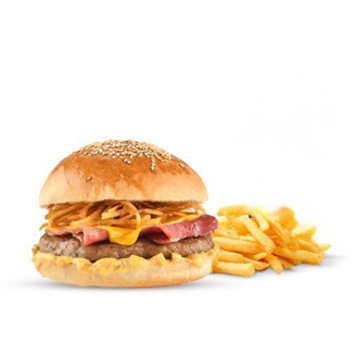 Füme Et Burger Menü görseli