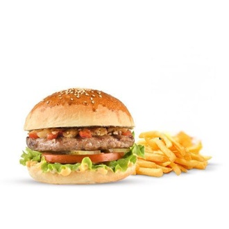 Köz Patlıcanlı Burger Menü görseli