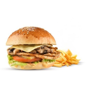 Mantarlı Tavuk Burger Menü görseli