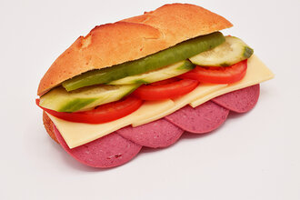 Salamlı & Kaşarlı Soğuk Sandviç görseli