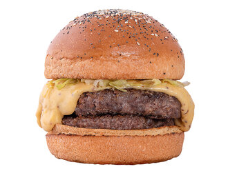 Double Muhteşem 4 Peynirli Burger (180 Gr.) görseli