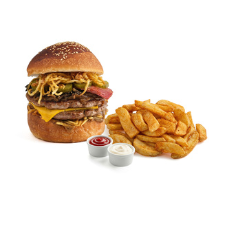 Double Gurme Burger görseli