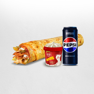 Algida Menüsü (Tavuk Döner Large Dürüm) görseli