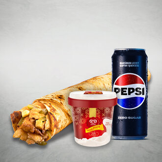 Algida Menüsü (Tavuk Döner Large Dürüm) görseli