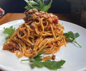Napoliten Soslu Spagetti görseli