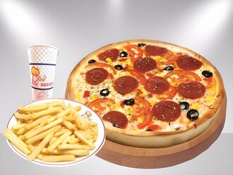 Small Pizza Menü görseli