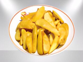 Elma Dilim Patates Kızartması görseli