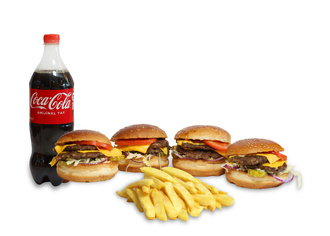 Bana Bi 4'Lü Double Köfte Burger Menü görseli