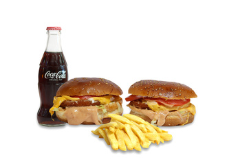 Bana Bi Özel İkili Chicken Burger Menü görseli