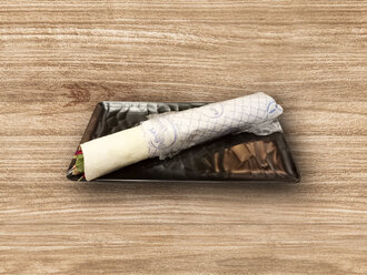 Doritoslu Double Çiğ Köfte Dürüm görseli