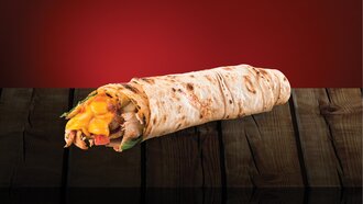 Cheddarlı Kaşarlı Tavuk Döner Dürüm görseli