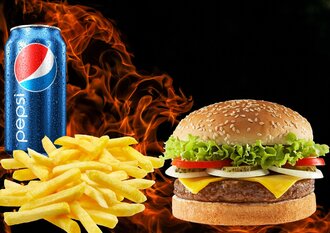 Cheeseburger Menü görseli