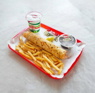 Tavuk Döner Dürüm & Tatlı Menü 1 görseli