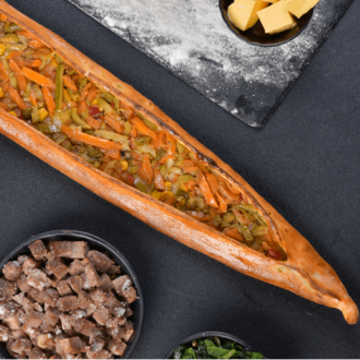 Vejetaryen Pide görseli