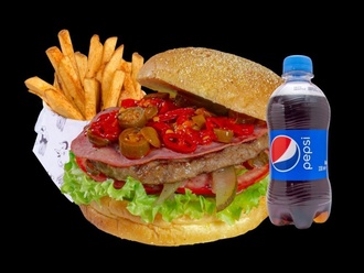 Texas Burger Menü görseli