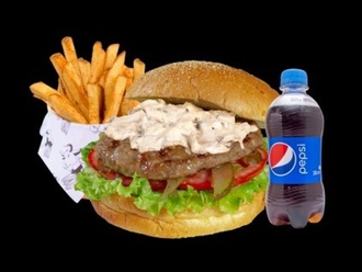 Mushroom Burger Menü görseli