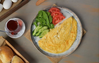 Kaşarlı Omlet görseli