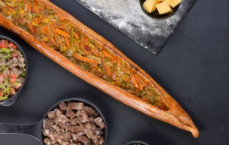 Vejetaryen Pide görseli