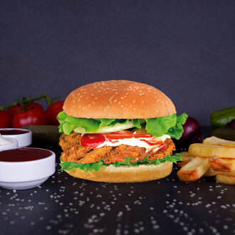 Çıtır Tavuk Burger görseli