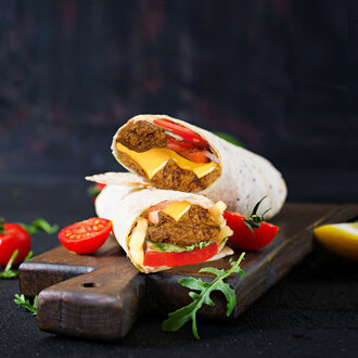 Cheddar Çıtır Tavuk Dürüm görseli