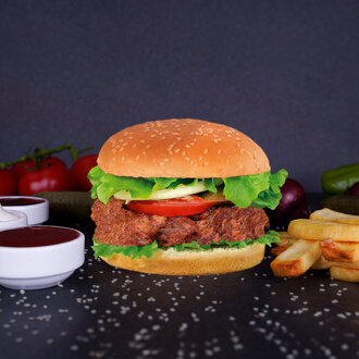 Tavuk Pirzola Burger görseli