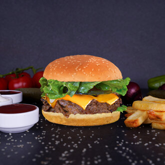 Cheddar Steak Burger görseli