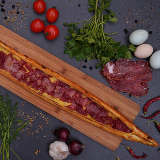 Pastırmalı Pide (Açık) görseli