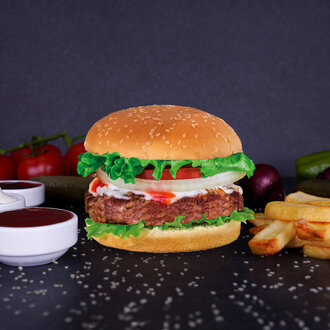 Mantarlı Gerdan Burger görseli