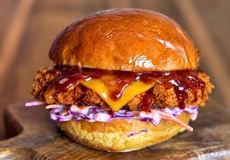 Bbq Soslu Tavuk Burger (120 Gr.) görseli